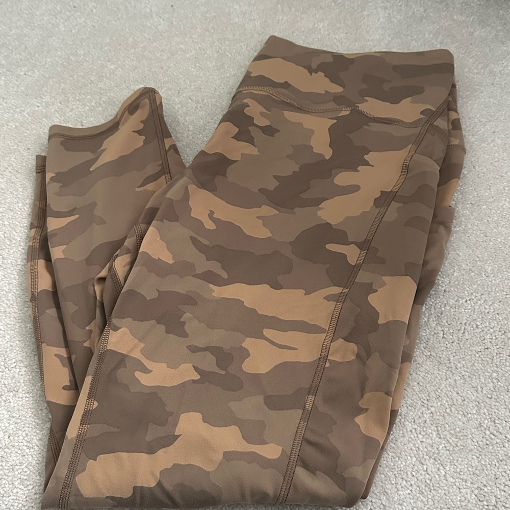 Lululemon High Rise Camouflage Leggings